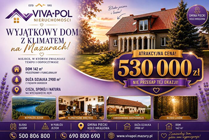 Dom 4-pokojowy na sprzedaż, Mrągowo