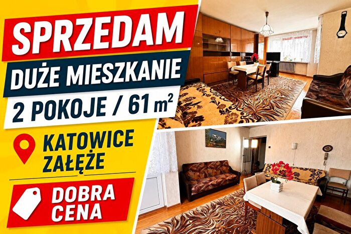 Mieszkanie 2-pokojowe na sprzedaż, Katowice – Jana Wyplera