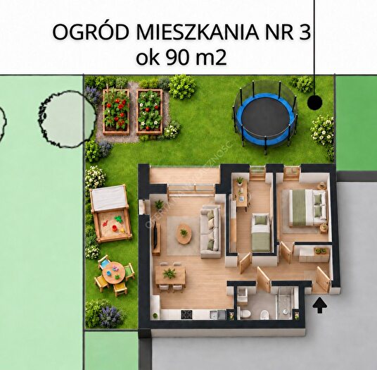 Mieszkanie 3-pokojowe na sprzedaż, Wągrowiec