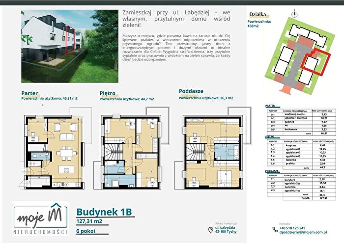 Dom 7-pokojowy na sprzedaż, Tychy