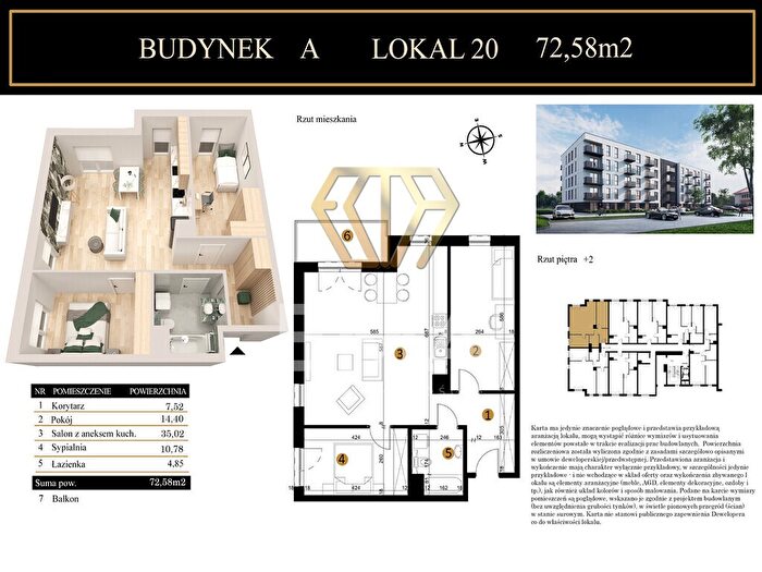 Mieszkanie 3-pokojowe na sprzedaż, Częstochowa – Świętego Kazimierza