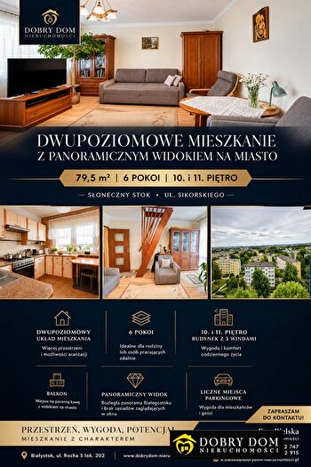 Mieszkanie 5-pokojowe na sprzedaż, Białystok