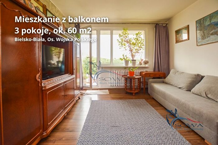 Mieszkanie 3-pokojowe na sprzedaż, Bielsko-Biała