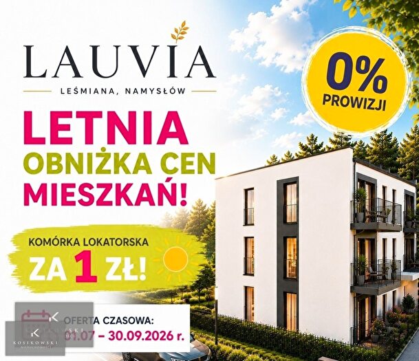 Mieszkanie 2-pokojowe na sprzedaż, Namysłów – Bolesława Leśmiana