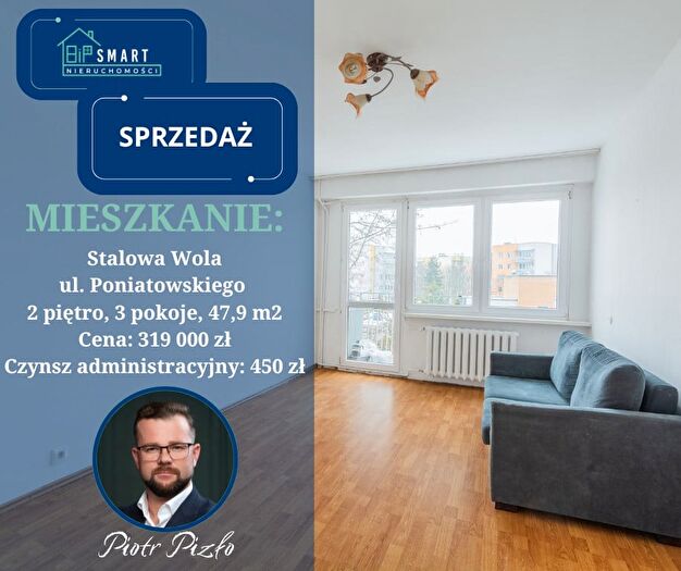 Mieszkanie 3-pokojowe na sprzedaż, Stalowa Wola