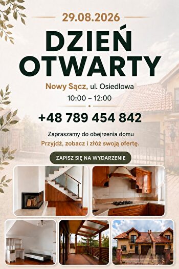 Dom 5-pokojowy na sprzedaż, Nowy Sącz – Osiedlowa