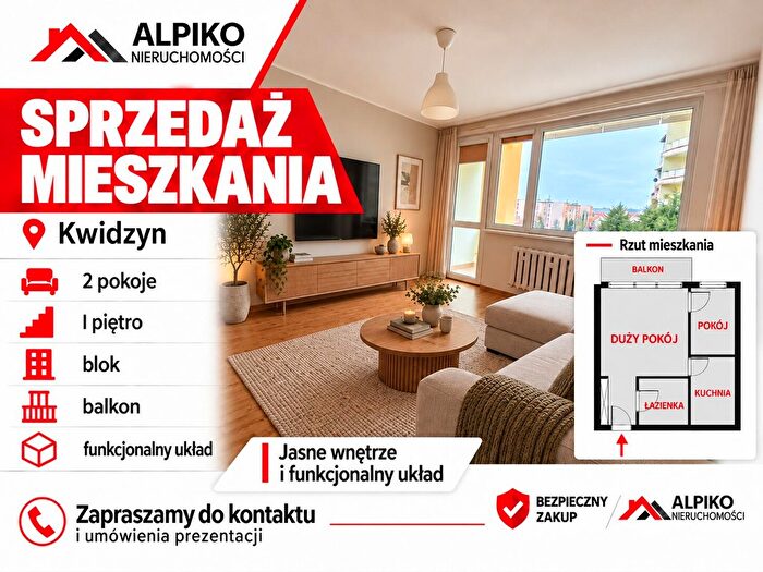 Mieszkanie 2-pokojowe na sprzedaż, Kwidzyn