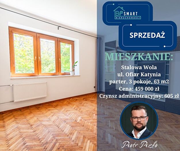Mieszkanie 3-pokojowe na sprzedaż, Stalowa Wola