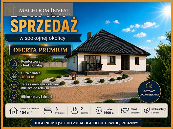Dom 4-pokojowy na sprzedaż, Brodniczka