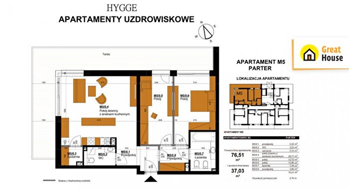 Mieszkanie 3-pokojowe na sprzedaż, Busko-Zdrój