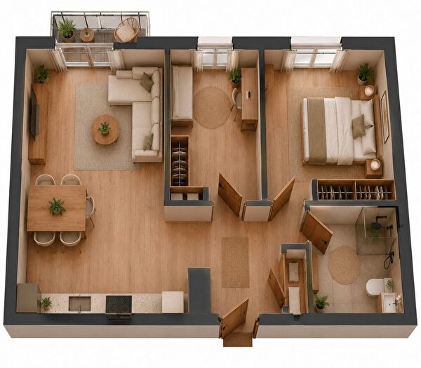 Mieszkanie 3-pokojowe na sprzedaż, Tczew