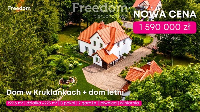 Dom 8-pokojowy na sprzedaż, Kruklanki