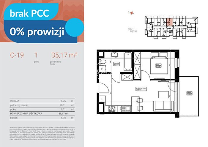 Mieszkanie 2-pokojowe na sprzedaż, Bydgoszcz – Flisacka