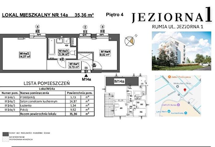 Mieszkanie 2-pokojowe na sprzedaż, Rumia