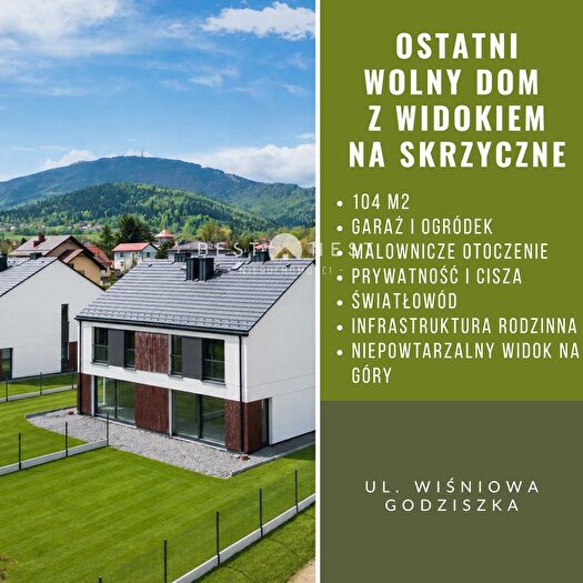 Dom 4-pokojowy na sprzedaż, Godziszka