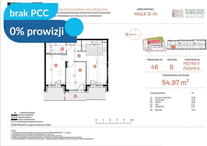 Mieszkanie 3-pokojowe na sprzedaż, Bydgoszcz – Fordońska